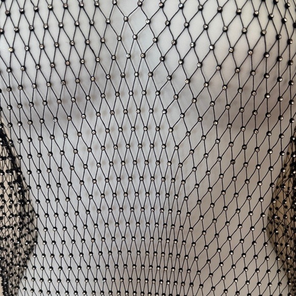 Lulu's Black Mesh Maxi Dress - Picture 3 of 5